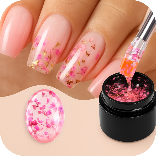 Çiçekli Jel Boyalar